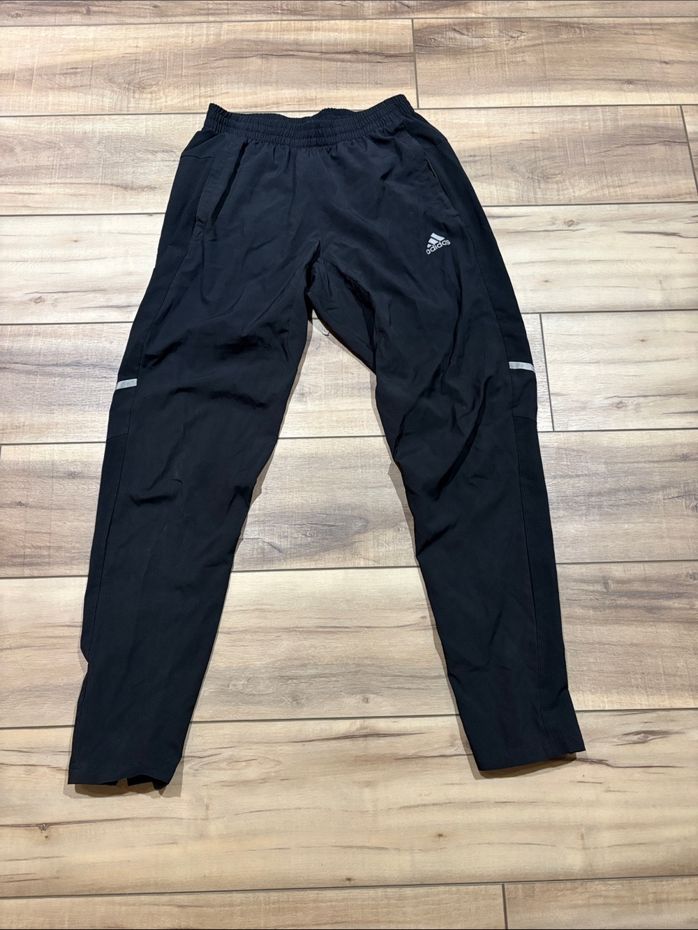 Adidas Black Men's Reflective Training Joggers